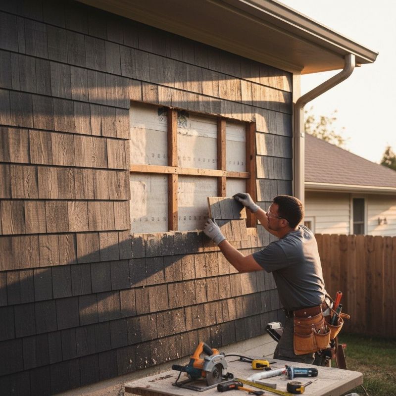 Wood Composite Siding Service detail